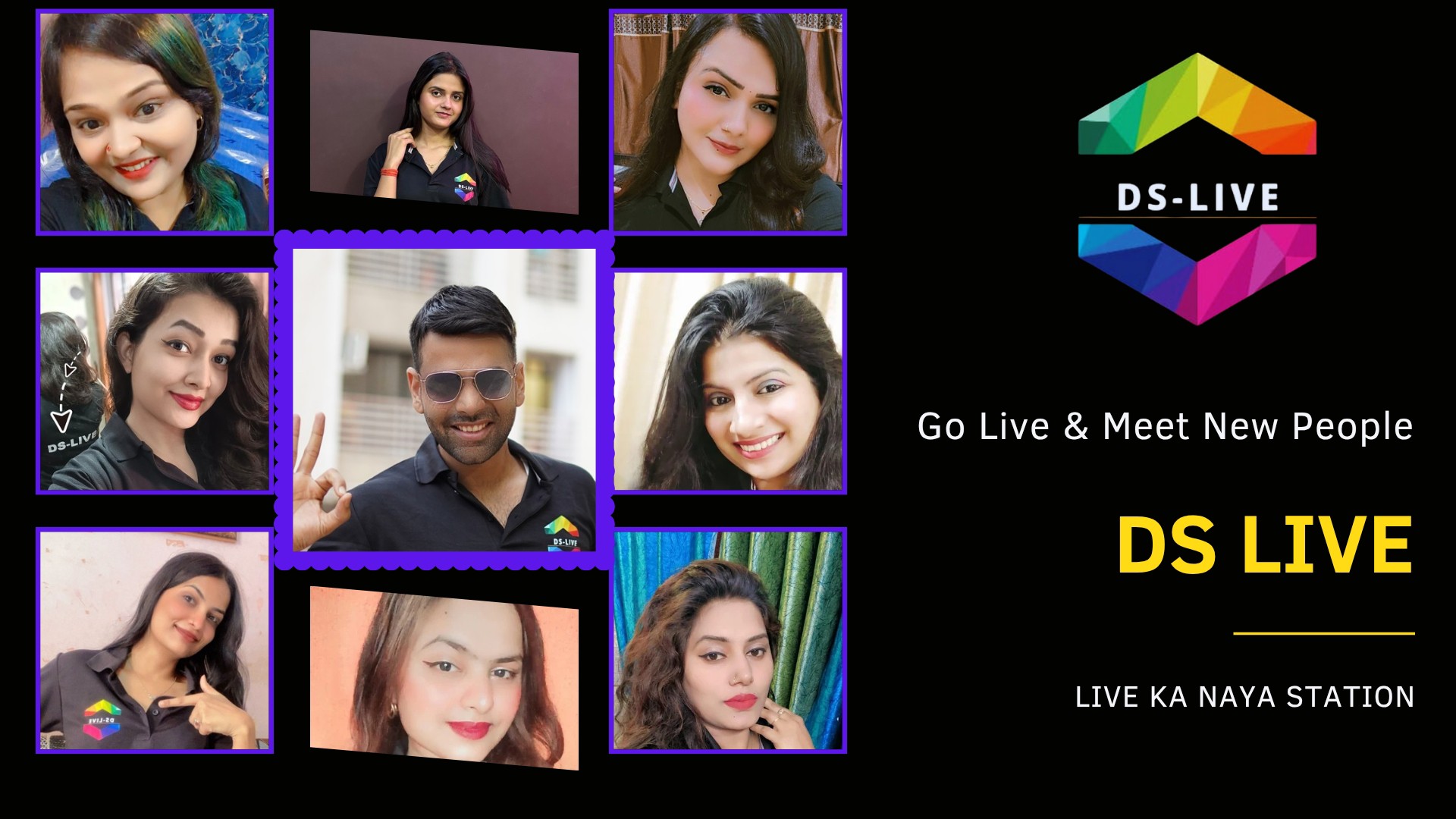 Community montage of DS Live users